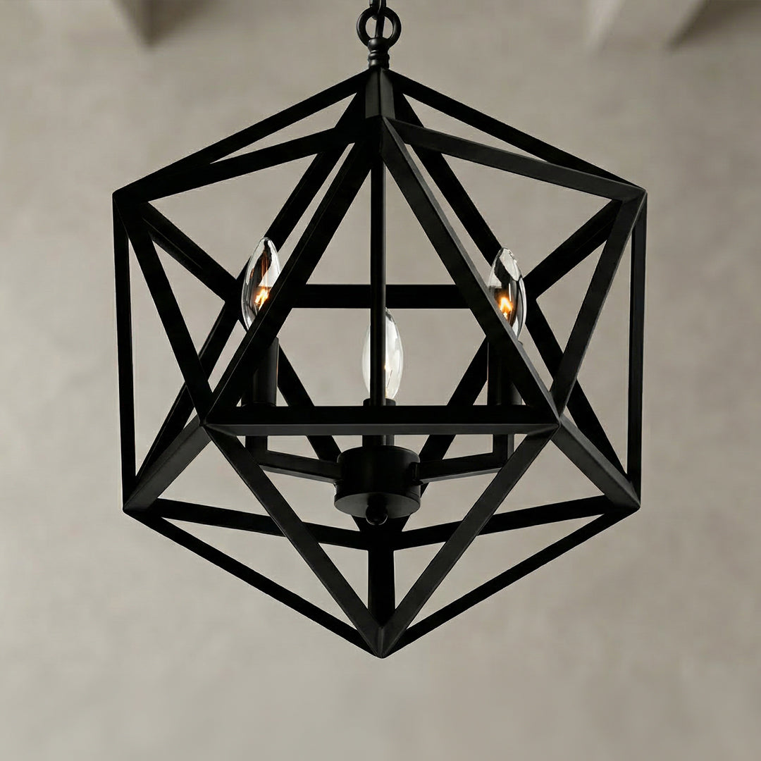 Amazon 3 Light Black Pendant Light
