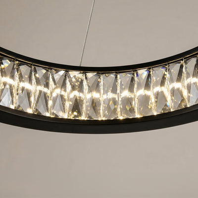 Rosalina Integrated LED Black Chandelier