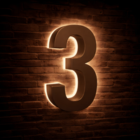 Illuminated Backlit House Numbers – Weather-Resistant LED Address Signs