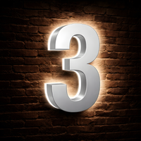 Illuminated Backlit House Numbers – Weather-Resistant LED Address Signs