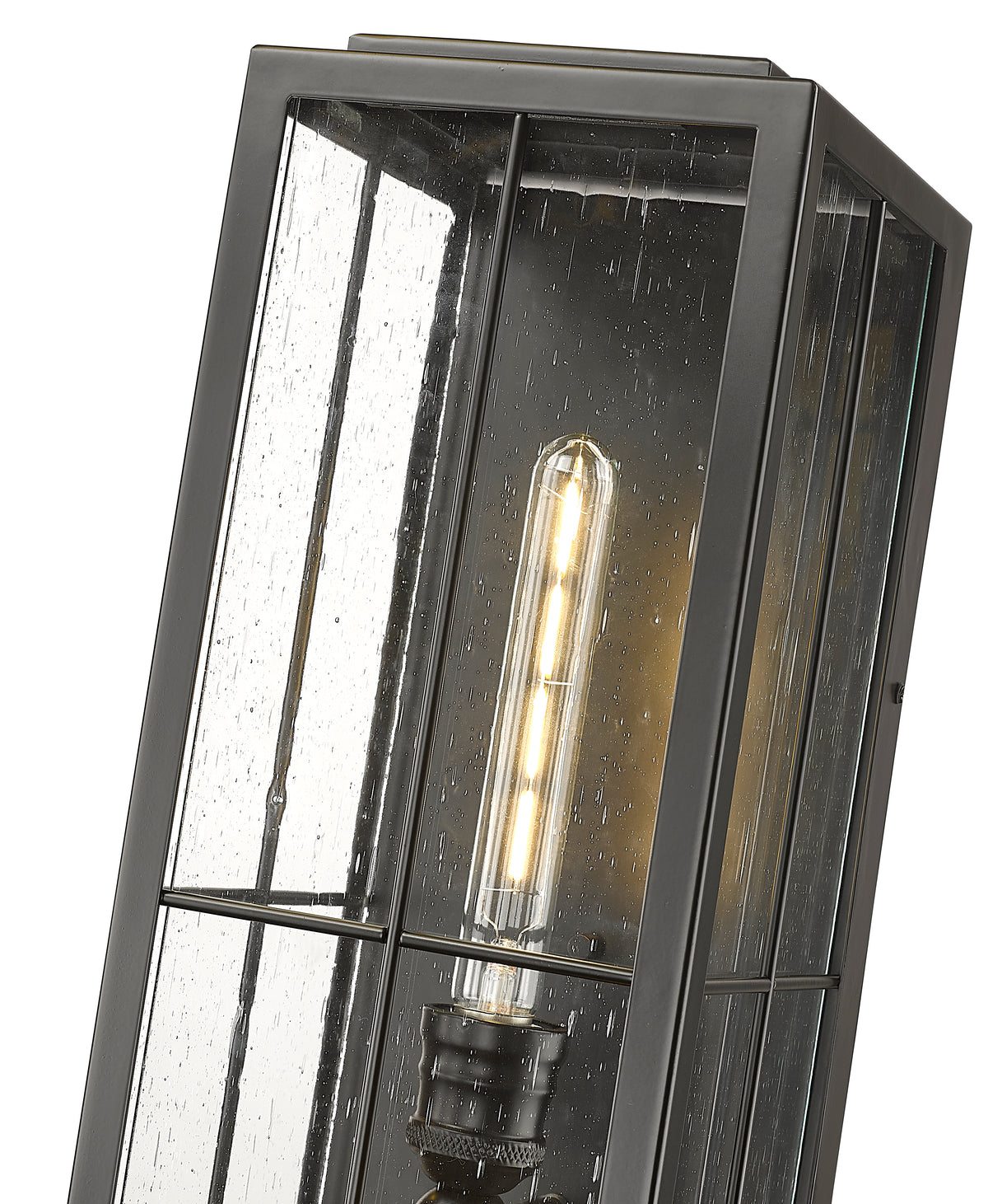 7.5'' Jaxson Powder Coated Black 2 Light Wall Sconce