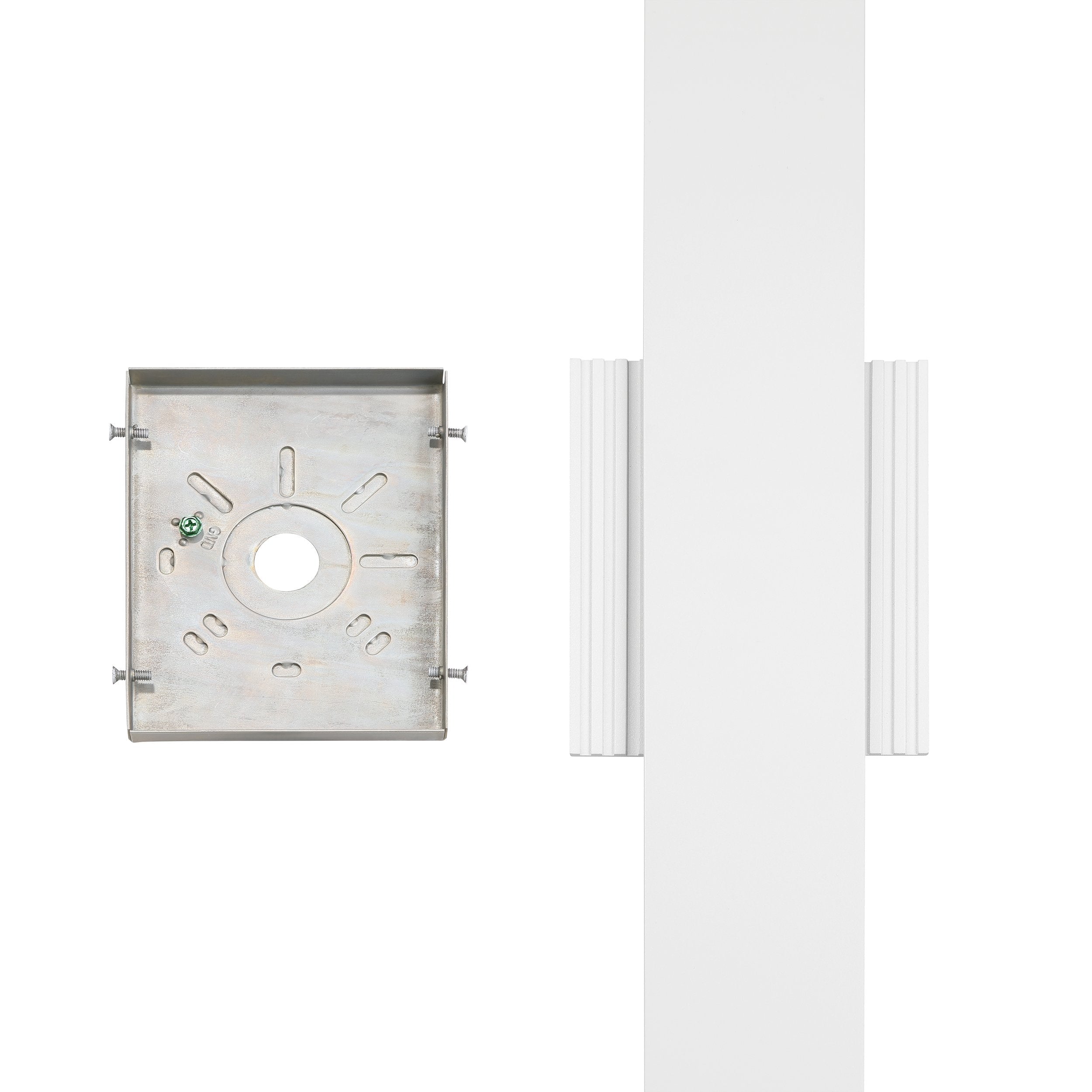 Jacks 48-inch Textured White 5CCT LED Exterior Wall Sconce