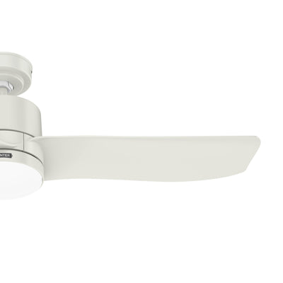 52 inch Bolsa Fresh White Ceiling Fan with LED Light Kit and Handheld Remote