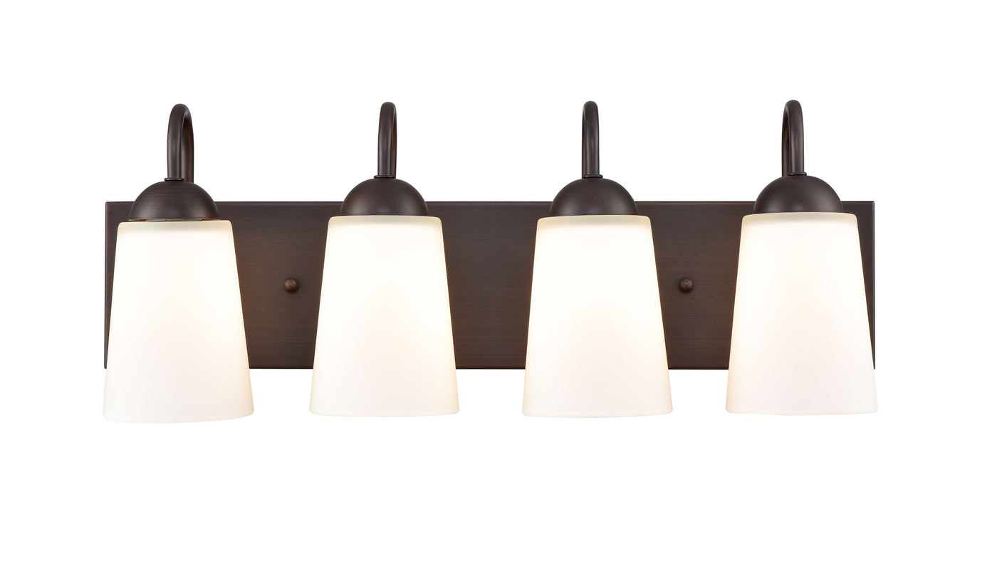 21.5'' Ivey Lake Rubbed Bronze 4 Light Bath Vanity