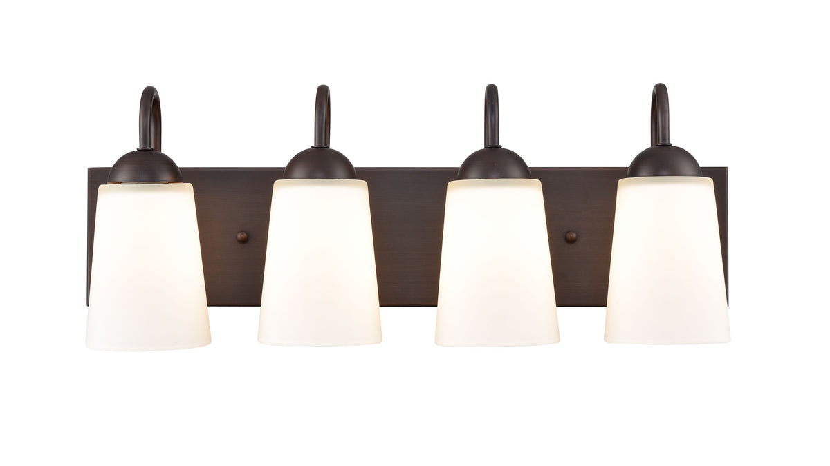 21.5'' Ivey Lake Rubbed Bronze 4 Light Bath Vanity