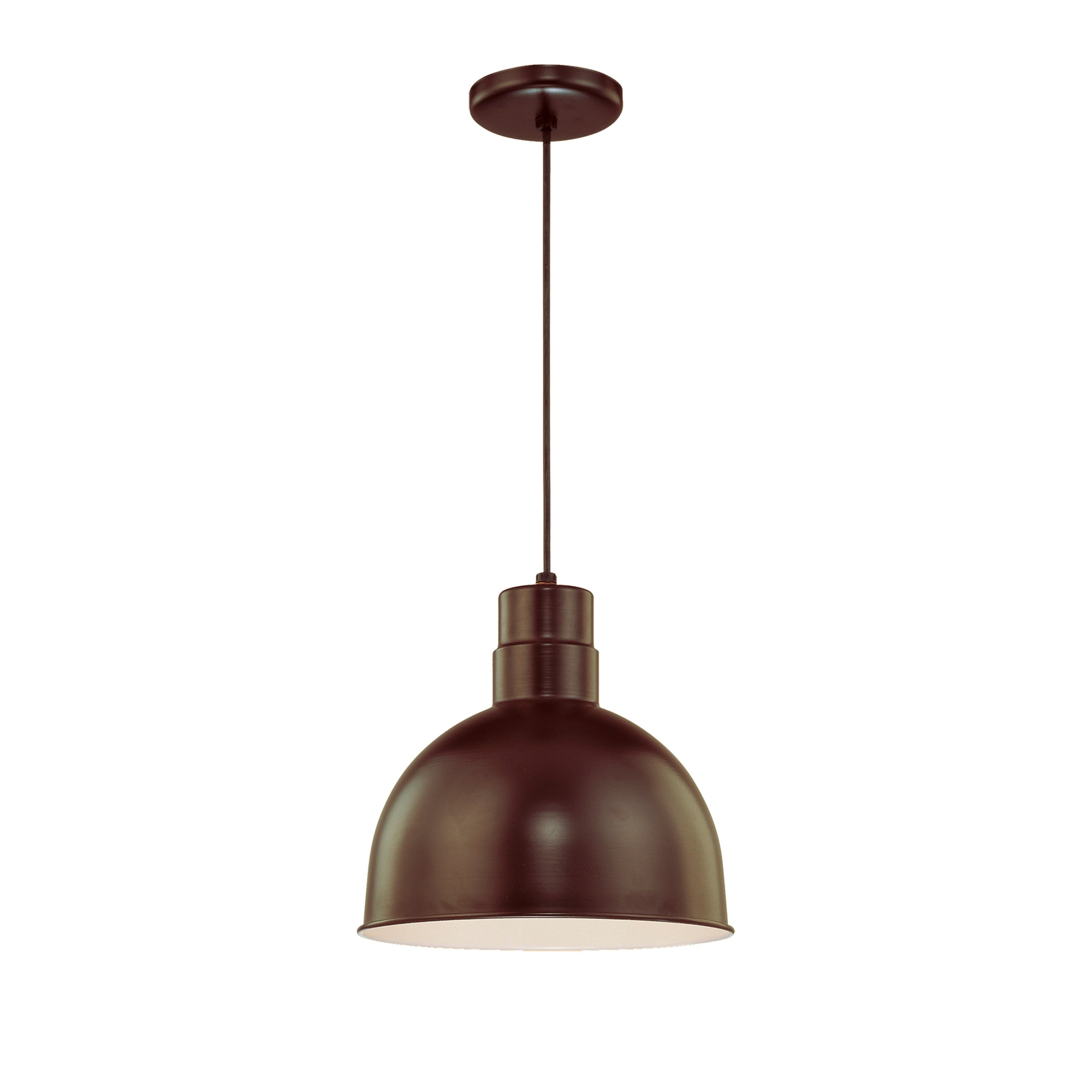 11.5'' R Series Architectural Bronze 1 Light Pendant