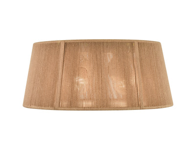 13-inch Brushed Nickel 2-Light Flush Mount Ceiling Light