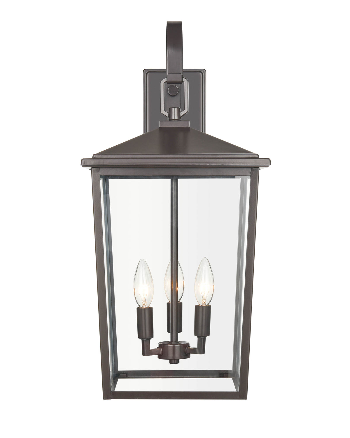 11'' Fetterton Powder Coated Bronze 3 Light Wall Sconce
