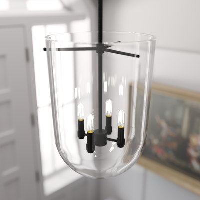 Hartland 22-inch 3-light Brushed Nickel Vanity Light with Seeded Glass