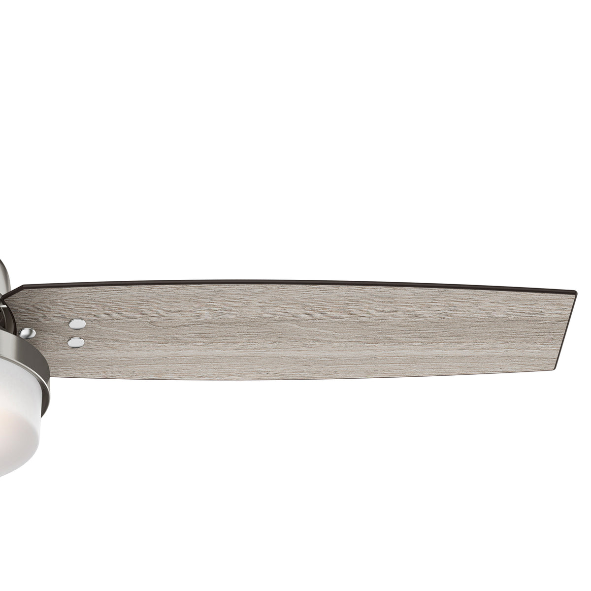 52 inch Sentinel Brushed Nickel Ceiling Fan with LED Light Kit and Handheld Remote