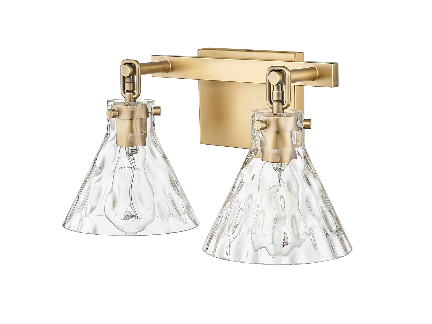 16.25'' Barlon Vintage Brass 2 Light Bath Vanity