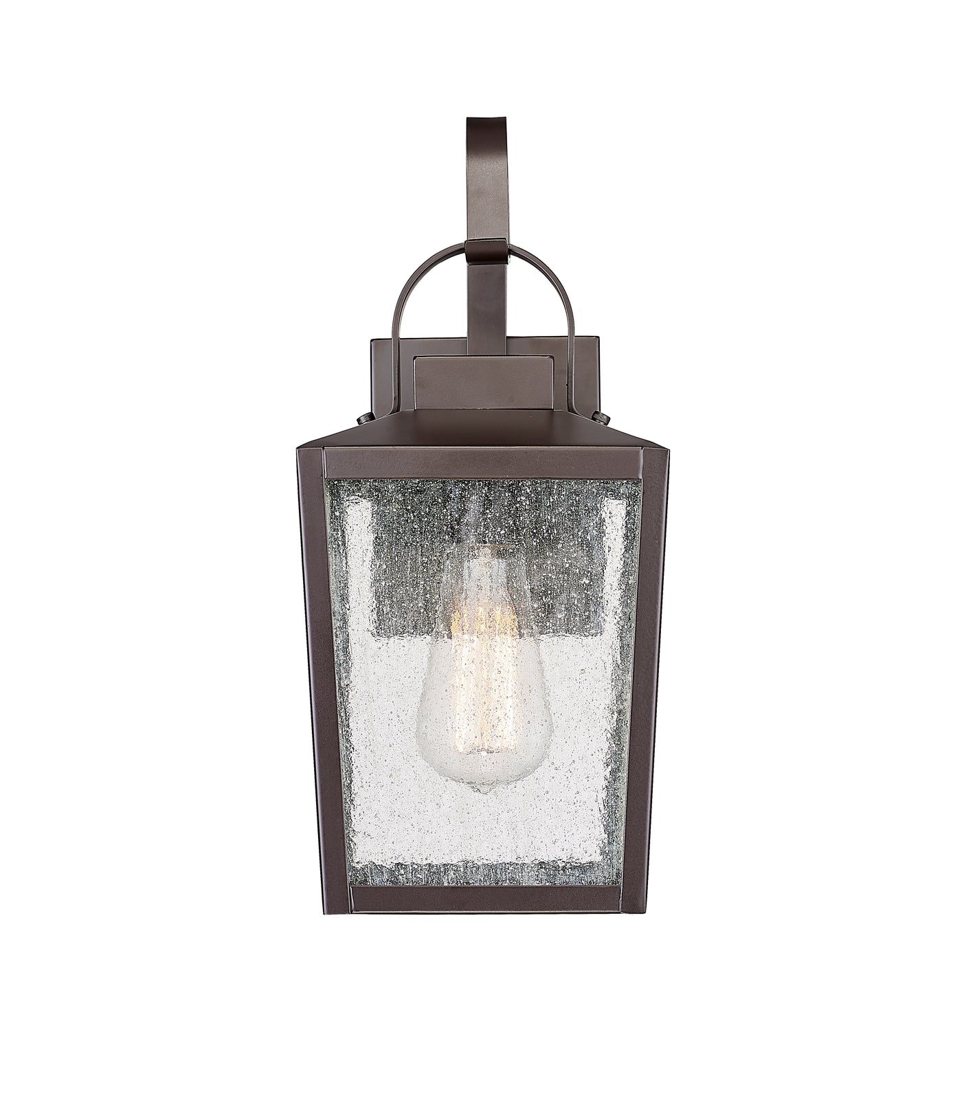 16-inch Devens Powder Coated Bronze 1-Light Outdoor Wall Sconce