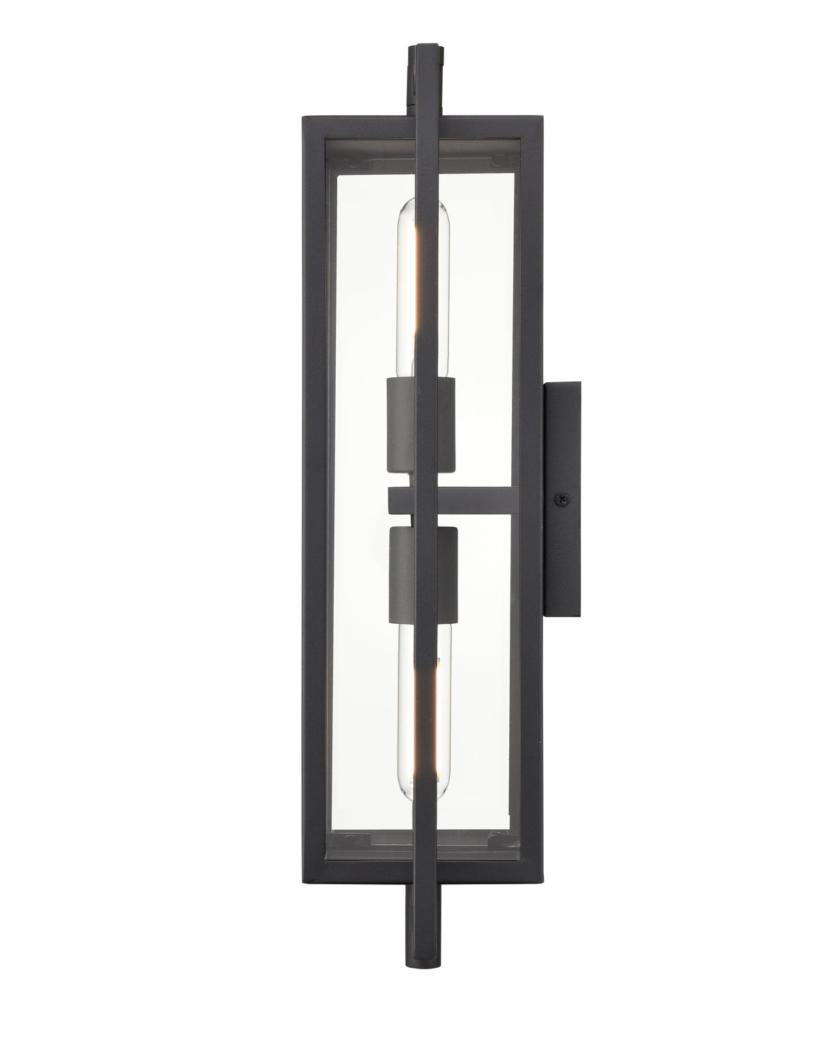 8.3'' Rankin Textured Black 2 Light Wall Sconce