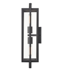 8.3'' Rankin Textured Black 2 Light Wall Sconce
