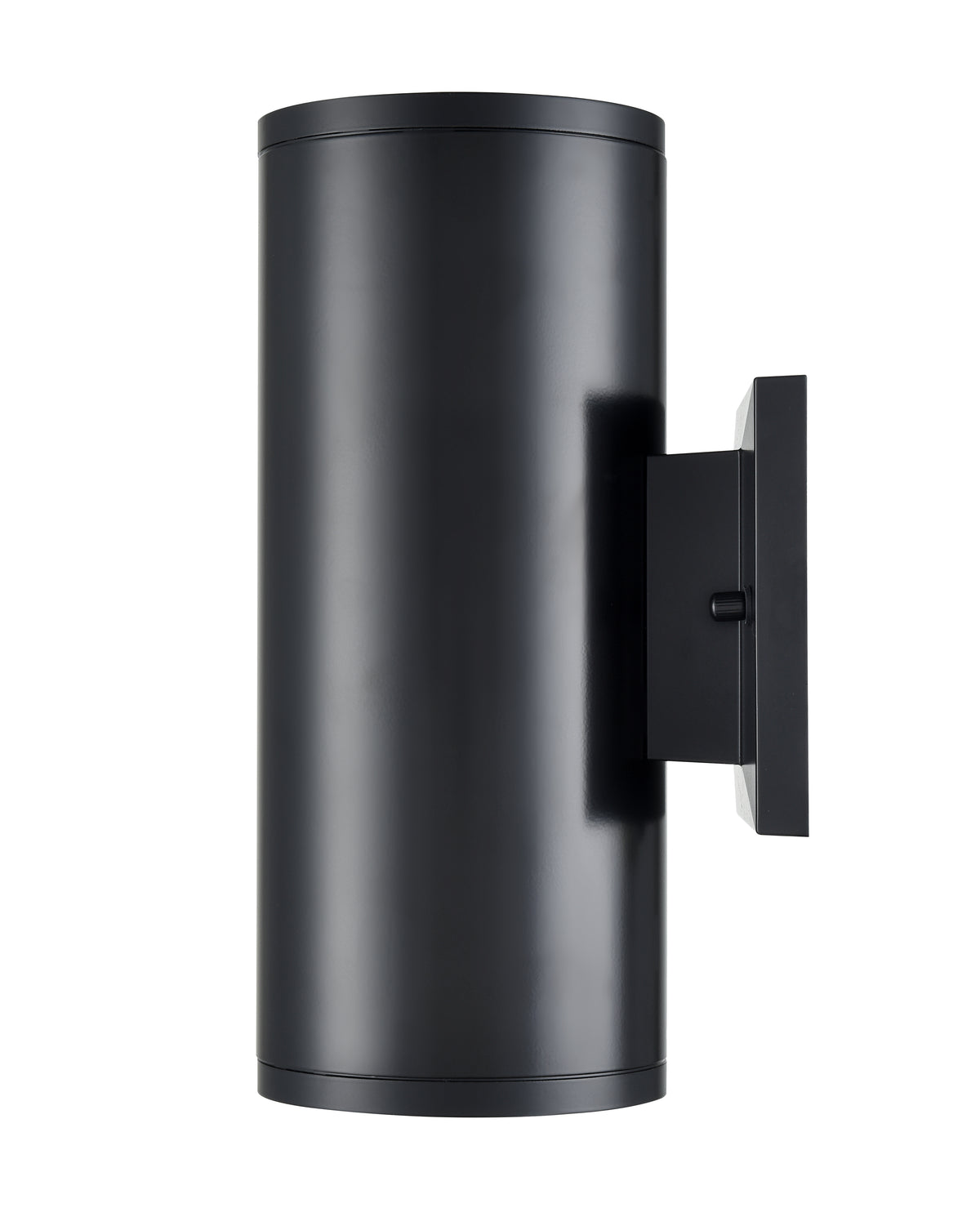 10.75-inch Vegas Powder Coated Black Outdoor Wall Sconce