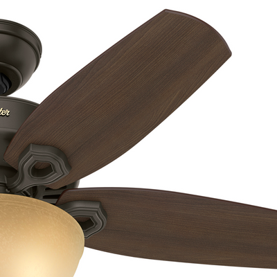 42 inch Builder New Bronze Ceiling Fan with LED Light Kit and Pull Chain