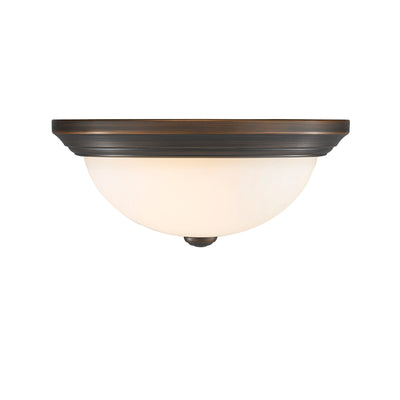 5.75'' Kipson Rubbed Bronze 2 Light Flush Mount