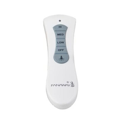 White Plastic Ceiling Fan Remote Sturdy