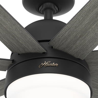 60 inch Phenomenon Wi-Fi ENERGY STAR® Matte Black Ceiling Fan with LED Light Kit and Wall Control