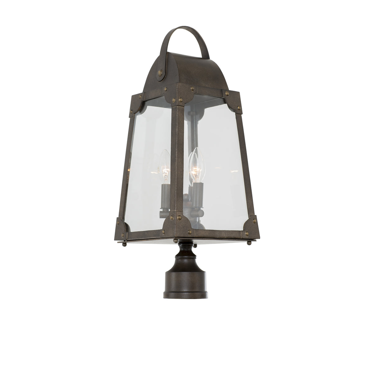 23.8'' Arlington 3 Light Aged Bronze Outdoor Hanging Lantern