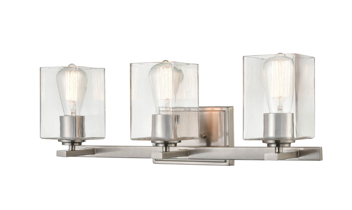 23''  Brushed Nickel 3 Light Bath Vanity