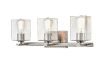 23''  Brushed Nickel 3 Light Bath Vanity