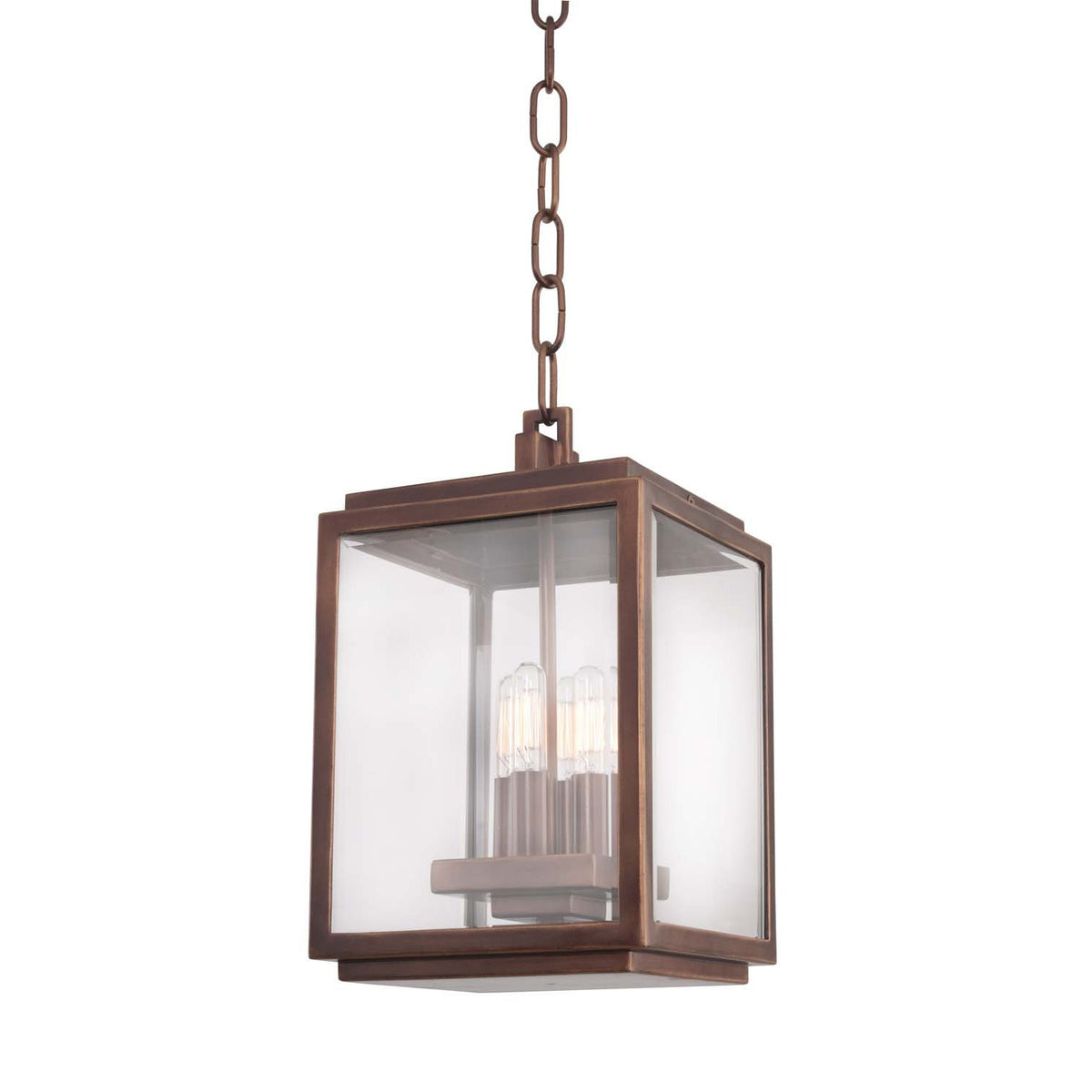 14'' Chester Outdoor 4 Light Copper Patina Outdoor Pendant