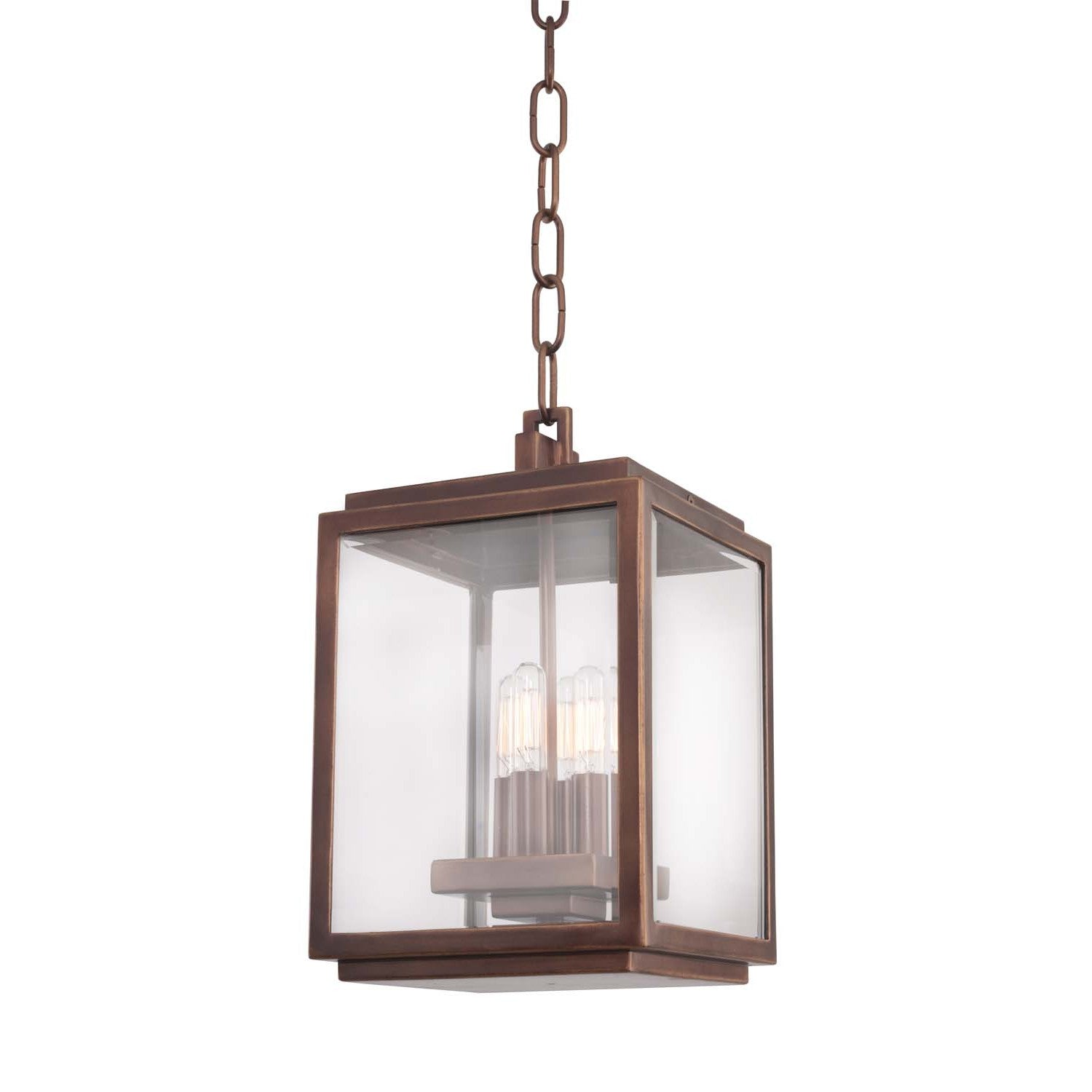 14'' Chester Outdoor 4 Light Copper Patina Outdoor Pendant