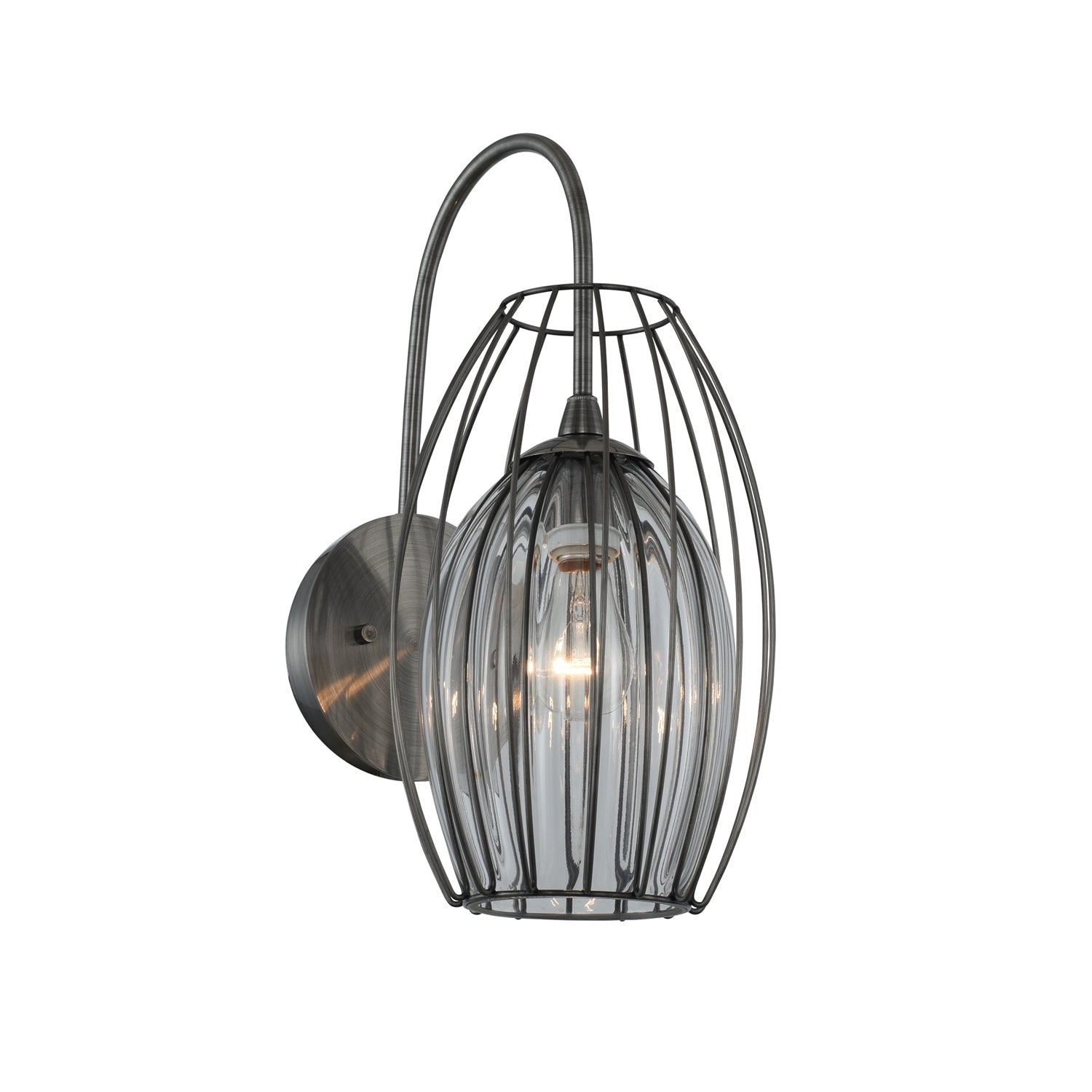 1010'' Emilia 1 Light Chemical Stainless Steel Wall Sconce
