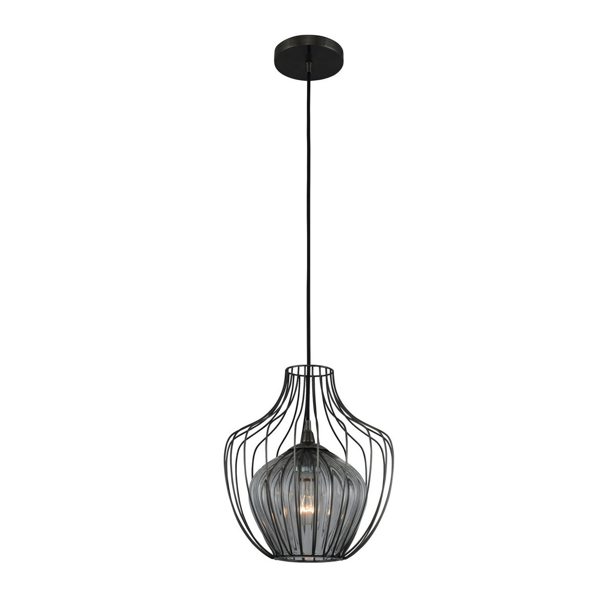 13'' Emilia 1 Light Chemical Stainless Steel Pendant