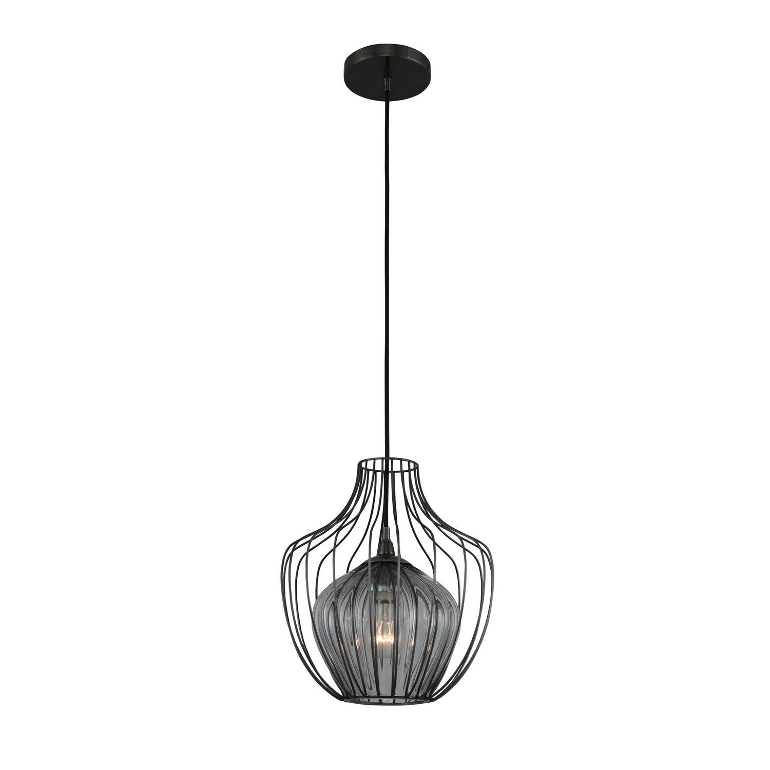 13'' Emilia 1 Light Chemical Stainless Steel Pendant