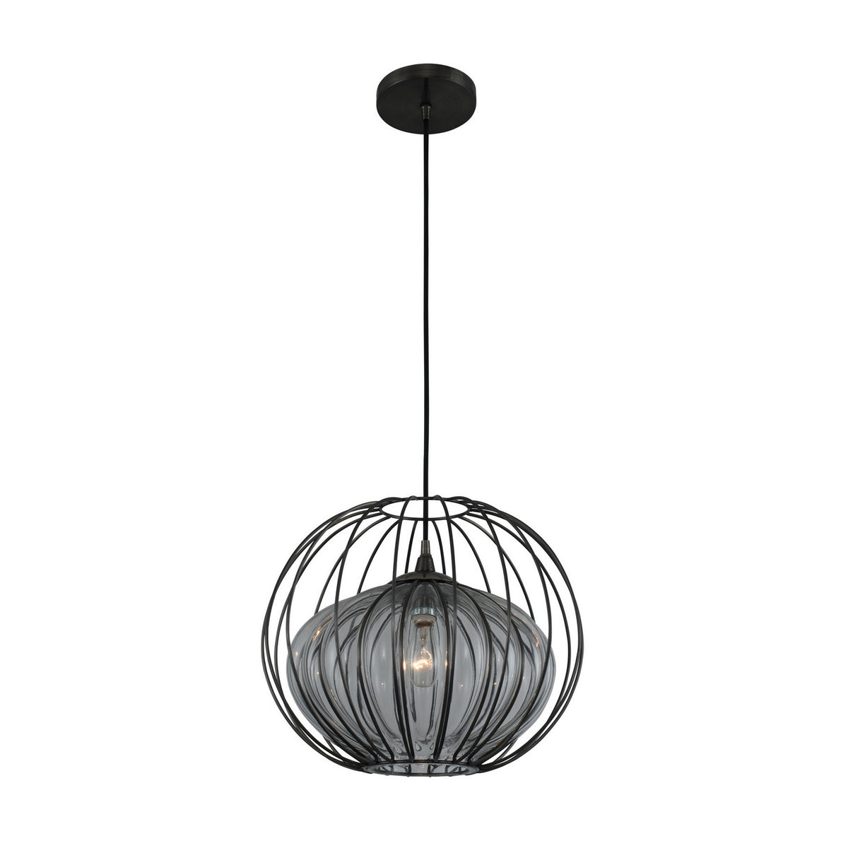 12'' Emilia 1 Light Chemical Stainless Steel Pendant