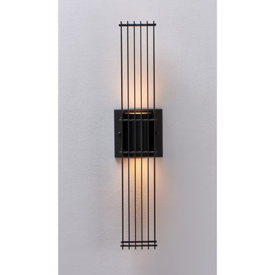 5'' Drew Outdoor 1 Light Matte Black Outdoor Wall Sconce