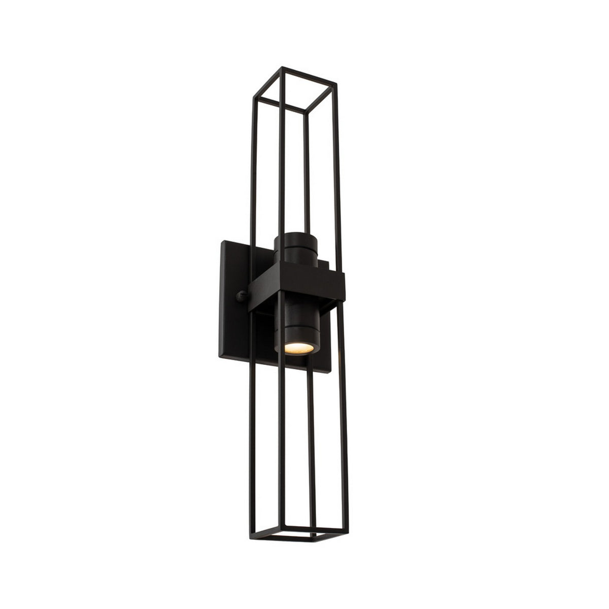 5'' Eames 2 Light Matte Black Outdoor Wall Sconce