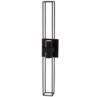 5'' Eames Outdoor 2 Light Matte Black Outdoor Wall Sconce