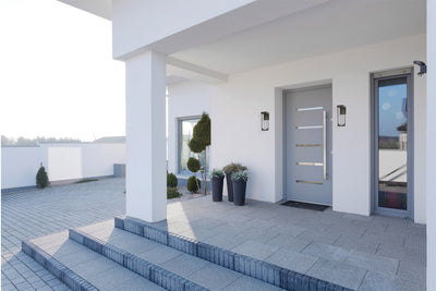 5'' Optika Outdoor 1 Light Matte Black Wall Sconce