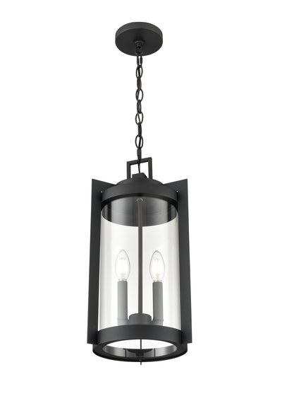 18'' Ellway Textured Black 2 Light Hanging Lantern