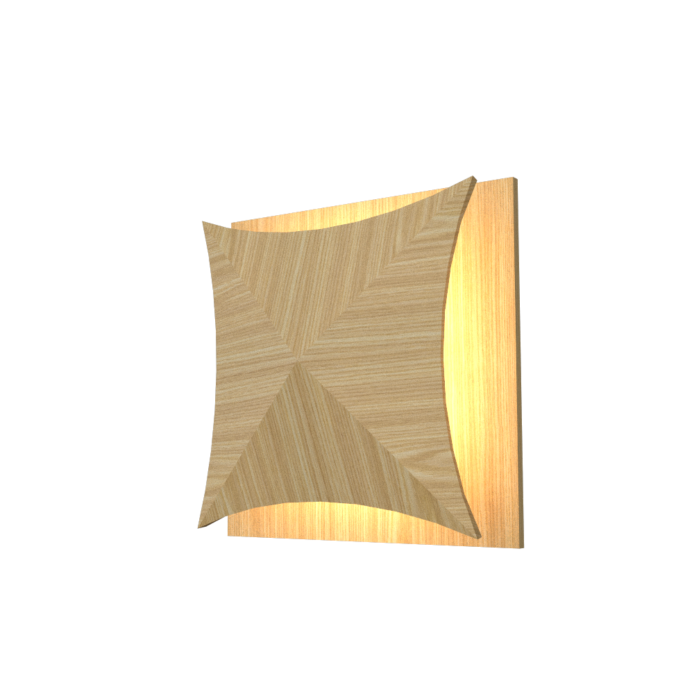 6.3'' Contemporary Facet LED Accord Wall Lamp Light