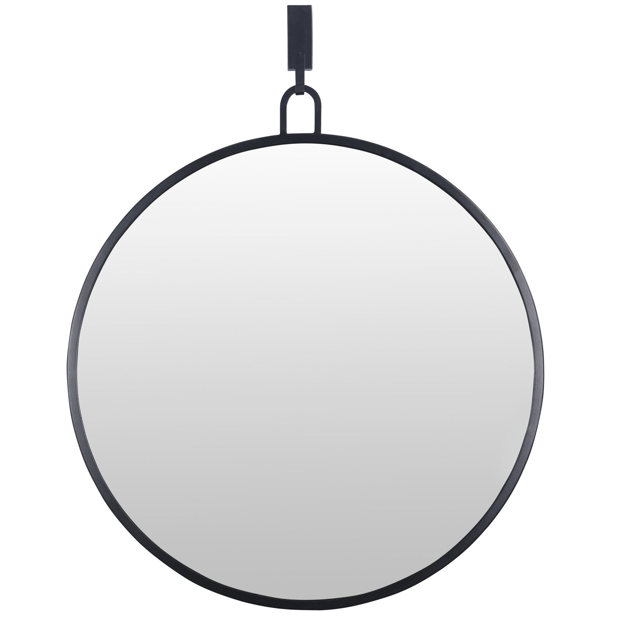 Stopwatch 30-in Round Accent Mirror