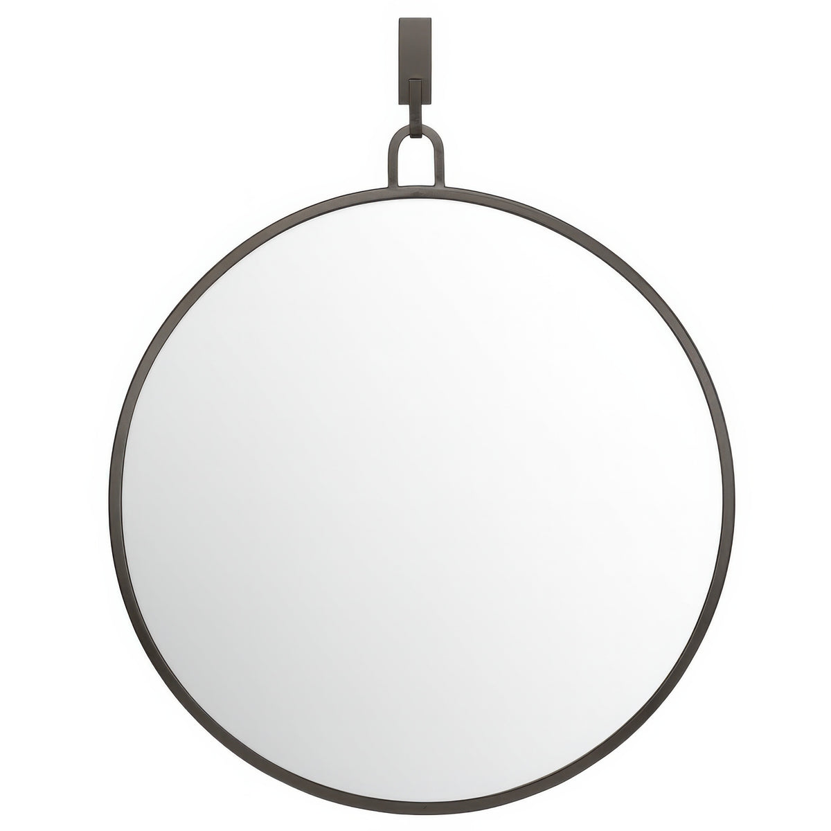 Stopwatch 30-in Round Accent Mirror
