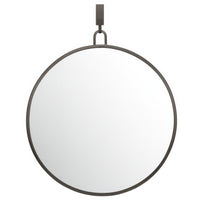 Stopwatch 30-in Round Accent Mirror