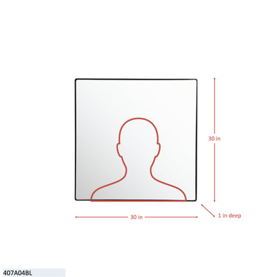 Kye 30x30 Rounded Square Wall Mirror