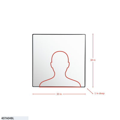 Kye 30x30 Rounded Square Wall Mirror