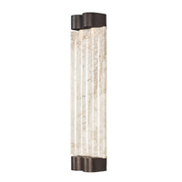 5'' Pillar 1 Light Bronze Outdoor Wall Sconce