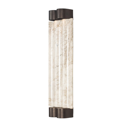 5'' Pillar 1 Light Bronze Outdoor Wall Sconce