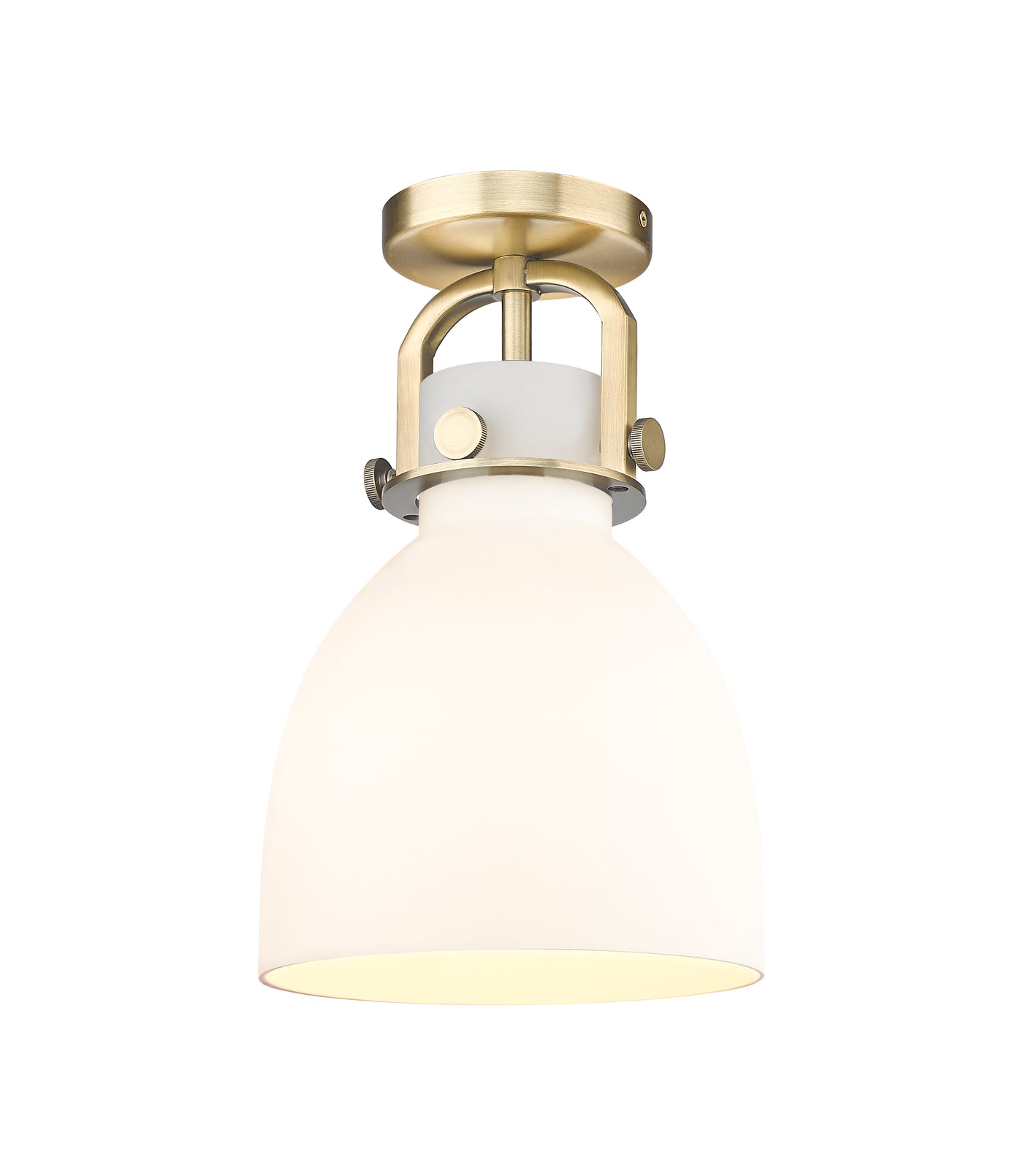 Downtown Semi-Flush Mount Satin Nickel