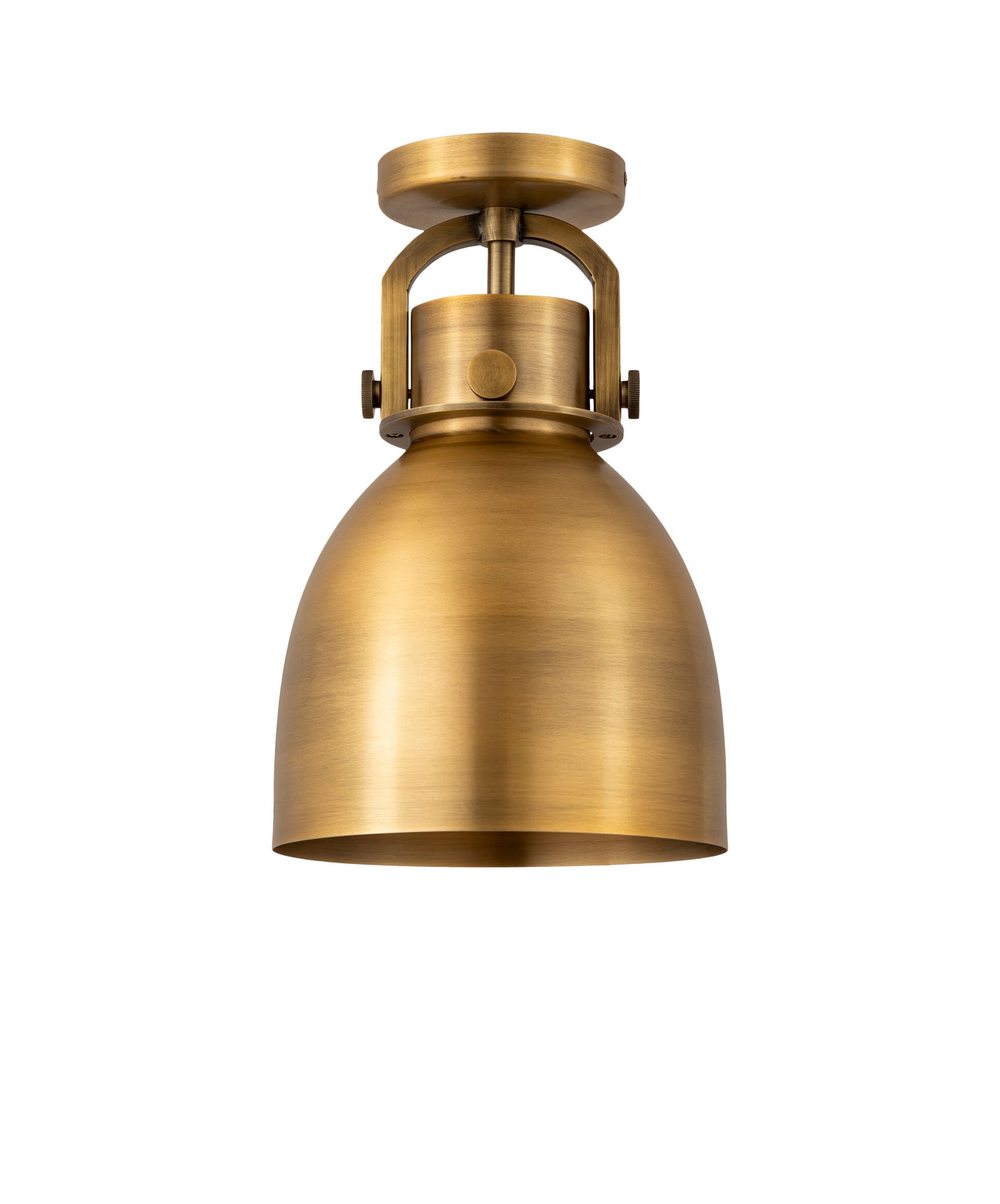 Downtown Semi-Flush Mount Satin Nickel