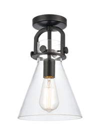 Downtown Semi-Flush Mount Satin Nickel