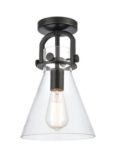 Downtown Semi-Flush Mount Satin Nickel