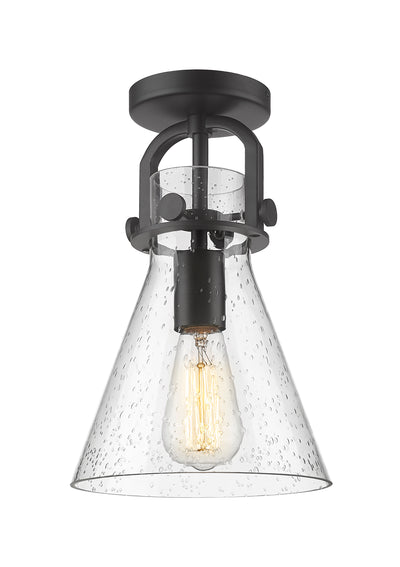 Downtown Semi-Flush Mount Satin Nickel
